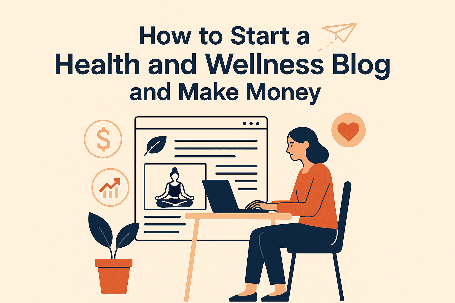 how to start a health and wellness blog and make money